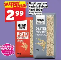 Topaz Płatki owsiane Kuchnia Babuni, Aluni oferta