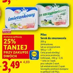 Lidl Serek do smarowania śmietankowy lub ze szczypiorkiem oferta