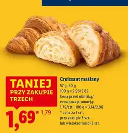 Lidl Croissant maślany oferta