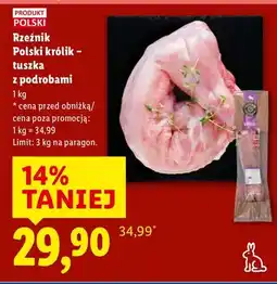 Lidl Polski królik - tuszka z podrobami oferta