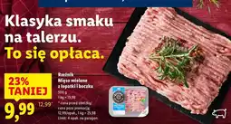 Lidl Mięso mielone z łopatki i boczku oferta