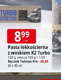 E.Leclerc K2 Turbo Pasta lekkościenna z woskiem oferta