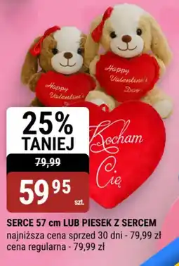 bi1 Serce 57 cm lub piesek z sercem oferta