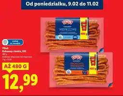 Lidl Pikok Kabanosy cienkie, XXL (drobiowo-wieprzowe lub wieprzowe) oferta