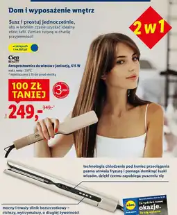Lidl Cien Beauty Aeroprostownica do włosów z jonizacją, 615 W oferta
