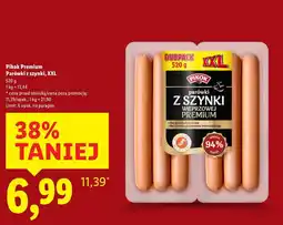 Lidl Pikok Premium Parówki z szynki, XXL oferta