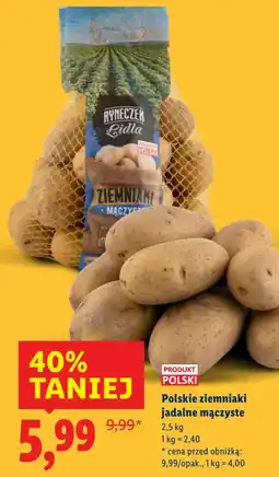Lidl Polskie ziemniaki jadalne mączyste oferta