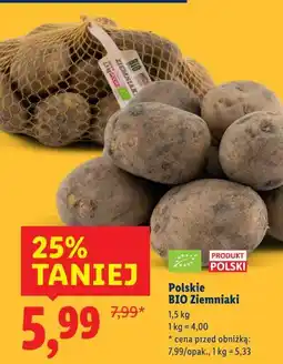 Lidl Polskie BIO Ziemniaki oferta