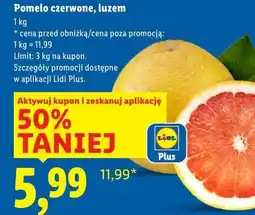 Lidl Pomelo czerwone, luzem oferta
