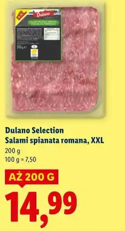 Lidl Dulano Selection Salami spianata romana, XXL oferta