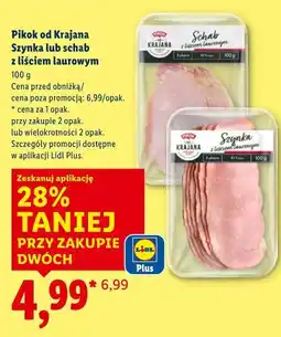 Lidl Pikok od Krajana Szynka lub schab z liściem laurowym oferta