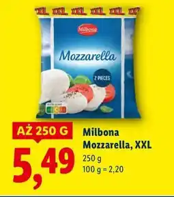 Lidl Milbona Mozzarella, XXL oferta