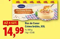 Lidl Duc de Coeur Crème brûlée, XXL oferta