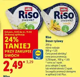 Lidl Riso Deser ryżowy oferta