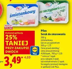 Lidl Pilos Serek śmietankowy (różne rodzaje) oferta