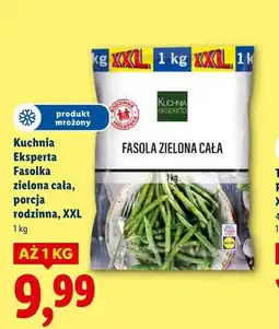 Lidl Kuchnia Eksperta Fasolka zielona cała, porcja rodzinna, XXL oferta