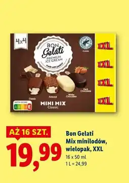 Lidl Bon Gelati Mix minilodów, wielopak, XXL oferta