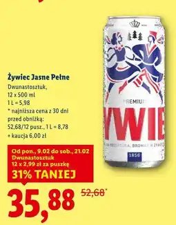 Lidl Żywiec Jasne Pełne oferta
