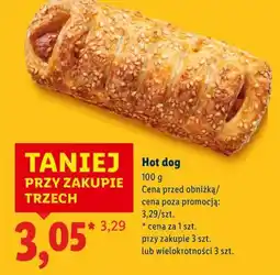 Lidl Hot dog oferta
