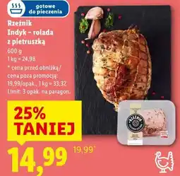 Lidl Rzeźnik Indyk – rolada z pietruszką oferta