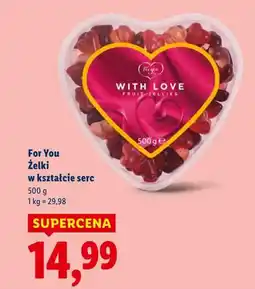 Lidl For You Żelki w kształcie serc oferta