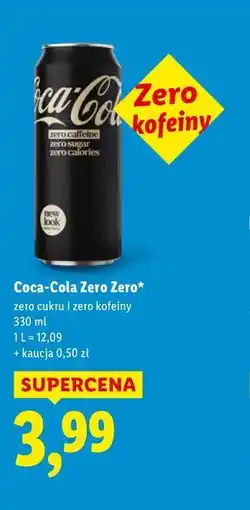 Lidl Coca-Cola Zero Zero oferta