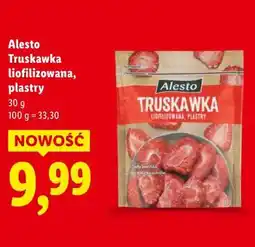 Lidl Alesto Truskawka liofilizowana, plastry oferta