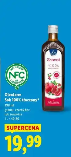 Lidl Oleofarm Sok 100% tłoczony oferta