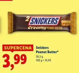 Lidl Snickers Peanut Butter oferta