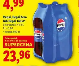 Lidl Pepsi, Pepsi Zero lub Pepsi Twist oferta