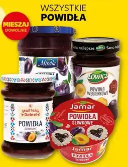 Kaufland Wszystkie Powidła różne rodzaje (np. Jamar, Łowicz, Mirella) oferta