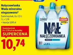 Lidl Nałęczowianka Woda mineralna niegazowana oferta