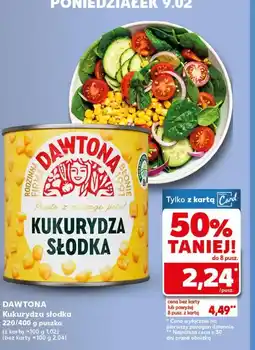 Kaufland Dawtona Kukurydza słodka (puszka 220/400 g) oferta