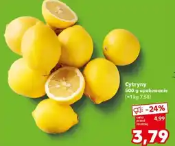 Kaufland Cytryny 500 g opakowanie (~1 kg 7,58) oferta