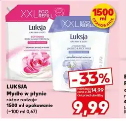 Kaufland Luksja mydło w płynie oferta