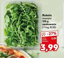 Kaufland Rukola niemyta 125g opakowanie oferta