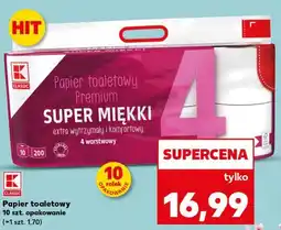 Kaufland Papier toaletowy Classic Super Miękki 4-warstwowy 10 szt oferta