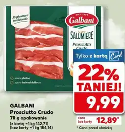 Kaufland GALBANI Prosciutto Crudo 70g opakowanie oferta