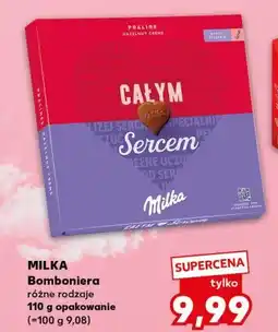 Kaufland MILKA Bomboniera różne rodzaje 110 g opakowanie oferta