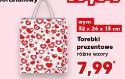 Kaufland Torebki prezentowe walentynkowe oferta