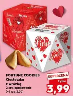 Kaufland FORTUNE COOKIES Ciasteczka z wróżbą 29 g opakowanie oferta