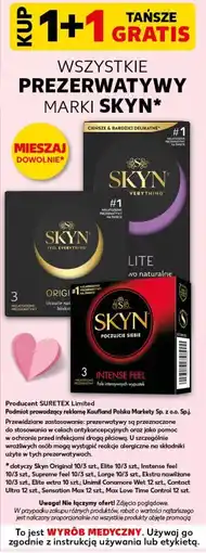 Kaufland Prezerwatywy Skyn (wszystkie rodzaje) oferta