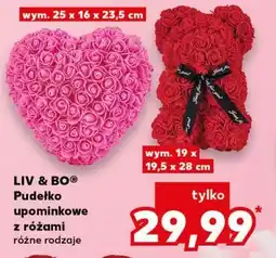 Kaufland LIV & BOO Pudełko upominkowe z różami oferta