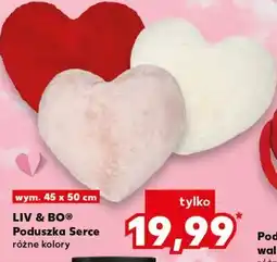 Kaufland LIV & BOO Poduszka Serce oferta