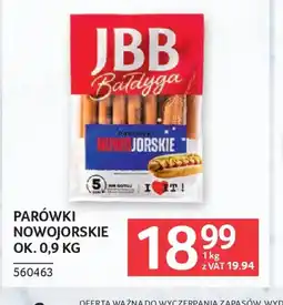 Selgros JBB Bałdyga Parówki Nowojorskie oferta