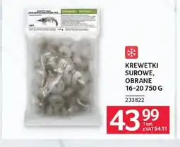 Selgros Krewetki surowe, obrane oferta