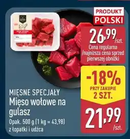ALDI Mięso wołowe na gulasz oferta