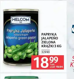 Selgros Helcom Papryka Jalapeño Zielona Krążki oferta