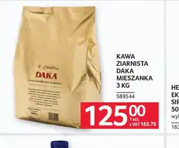 Selgros Daka Kawa ziarnista mieszanka oferta