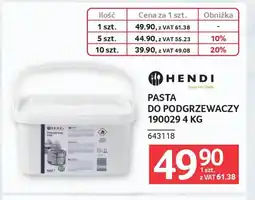 Selgros Hendi Pasta do podgrzewaczy oferta